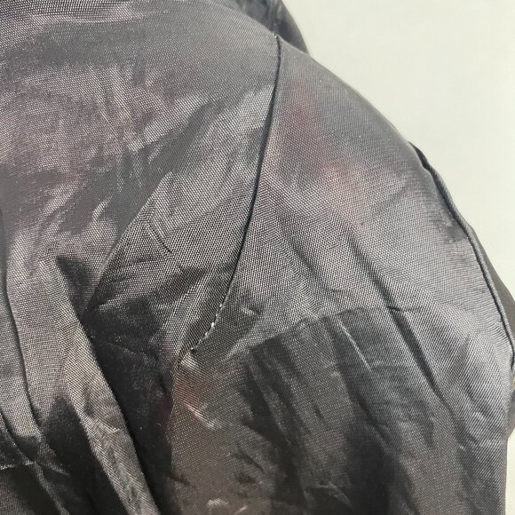 Vintage Paul Stanley Blazer Jacket Women Black White Single Button‎ Boxy Office - Picture 11 of 16